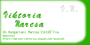 viktoria marcsa business card